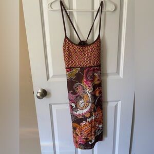 Athleta Multicolor Paisley Midi Dress